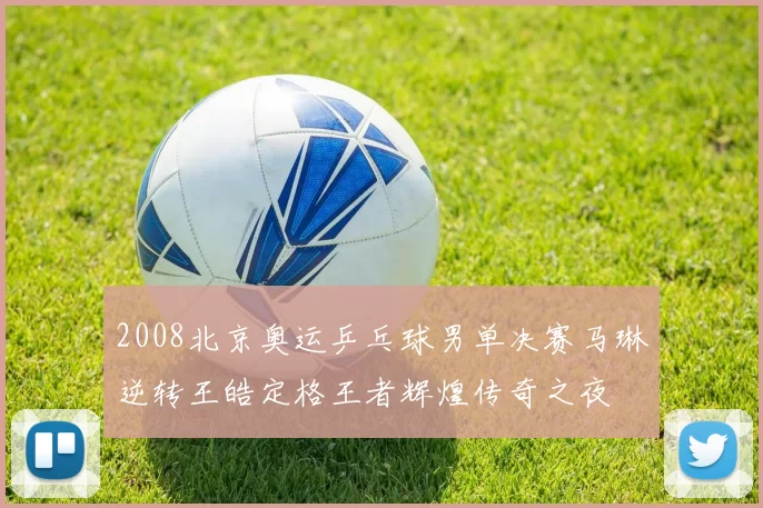 2008北京奥运乒乓球男单决赛马琳逆转王皓定格王者辉煌传奇之夜